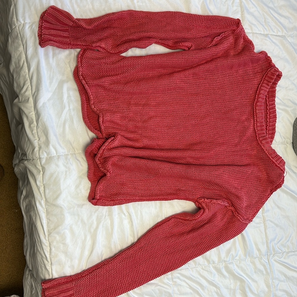 Pink sweater